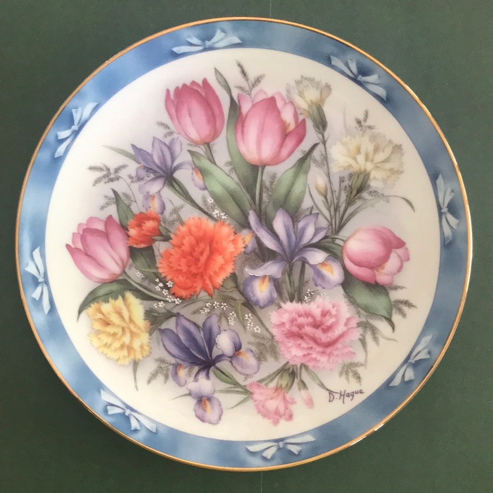 “The Flowers of Holland” Porcelain Collector Plate